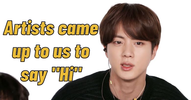 Jin de BTS revela lo que las celebridades les preguntaron cuando asistieron a los GRAMMY 2020