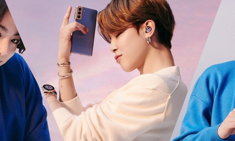 BTS luce radiante ene los nuevos promocionales de 'Samsung Galaxy'