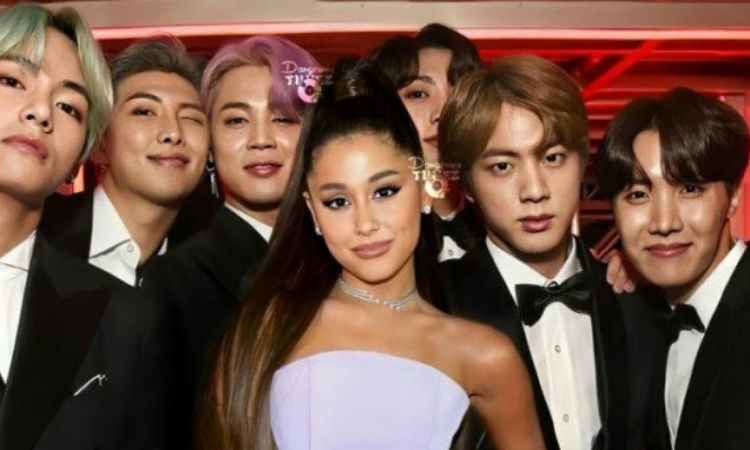 Colaboración entre BTS y Ariana Grande podría ser lanzada muy pronto
