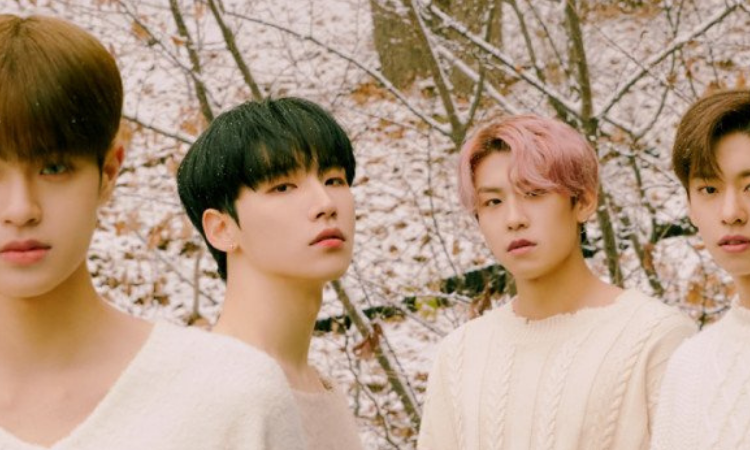 AB6IX irradia vibraciones angelicales en fotos conceptuales para 'Salute: A New Hope'