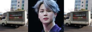 ARMY envía camiones a Big Hit para protestar a favor de Jimin de BTS