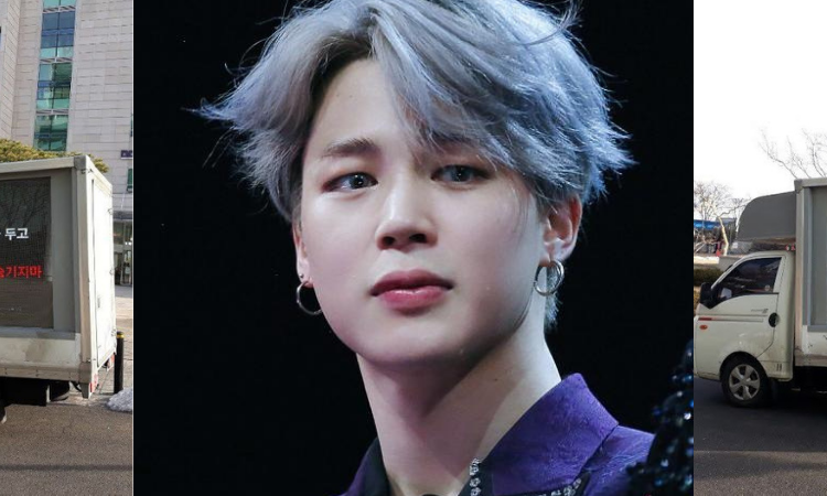 ARMY envía camiones a Big Hit para protestar a favor de Jimin de BTS