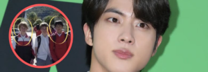 Se filtra foto de Jin de BTS junto a un reconocido actor de Hollywood cuando eran niños