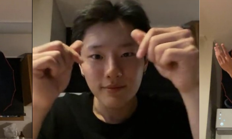 WOODZ muestra un poco de su vida cotidiana y divierte a sus fans con una transmisión en vivo