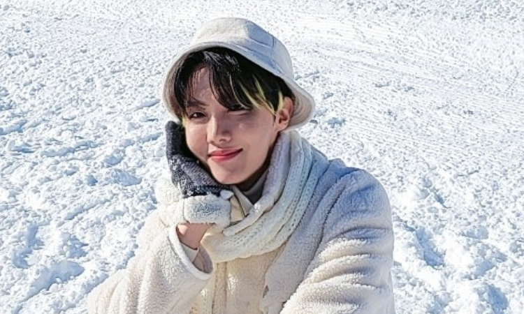J-Hope de BTS saluda a ARMY con dulces fotos de invierno