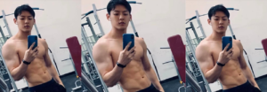 Minhyuk do BTOB causa furor com seu corpo exercitado