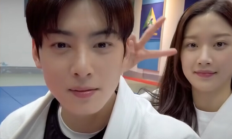 Mira como se grabo la cita de Cha Eun Woo y Moon Ga Young de Jiu-Jitsu en True Beauty