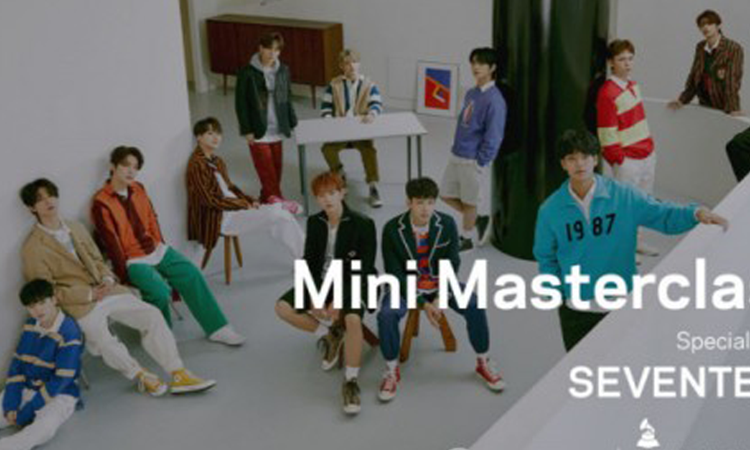 SEVENTEEN dará una 'Mini Masterclass' para el 'Museo Grammy'