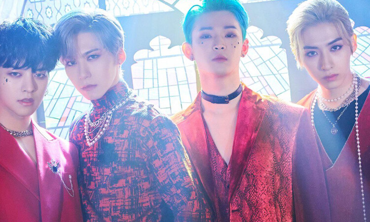 ONEUS viste de rojo para su foto grupal de EVIL