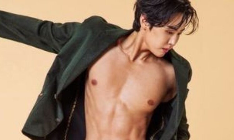 Jaeyoon de SF9 muestra su escultural físico a Men's Health Korea