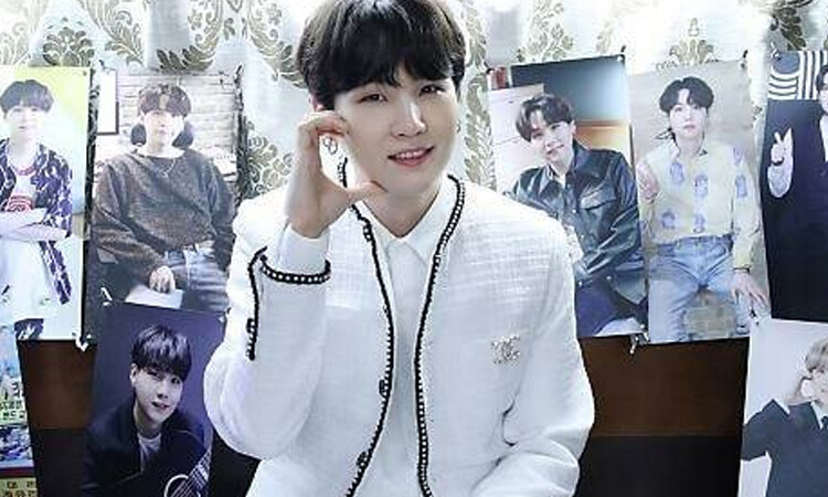 Hilo de las fotos de Suga de BTS, que se utilizaron en los mini banners