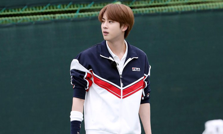 Jin de BTS se convierte en el principe del tenis