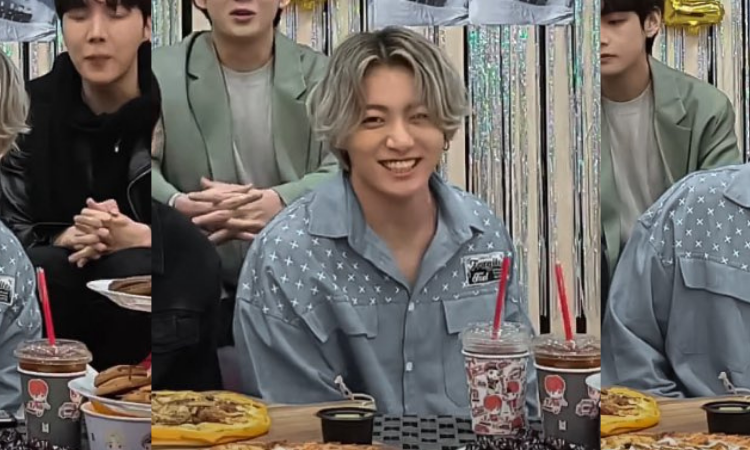 Jungkook de BTS es tendencia tras aparecer con el cabello platinado en V Live