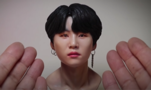 Artista plástico crea una impresionante escultura de Suga de BTS
