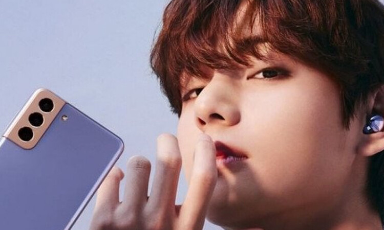 K-Media continúan sorprendidos con la habilidades visuales de V de BTS en su foto promocional del Samsung Galaxy
