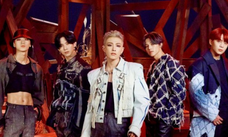 ATEEZ adopta una imagen rebelde en el póster para su nueva canción 'Fireworks'