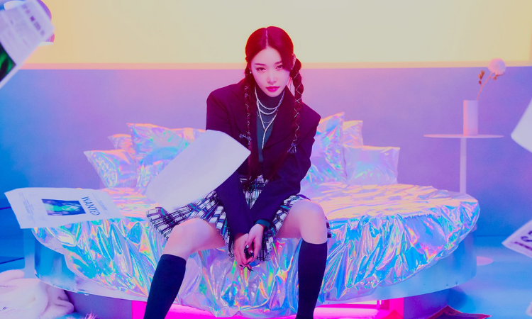 Chungha se muestra encantadora en las fotos teaser de 'Bicycle'