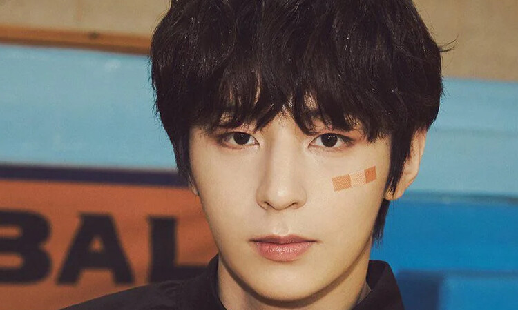 Y & Jangjun de Golden Child están listas para su partido de volleyball para sus fotos de Breathe