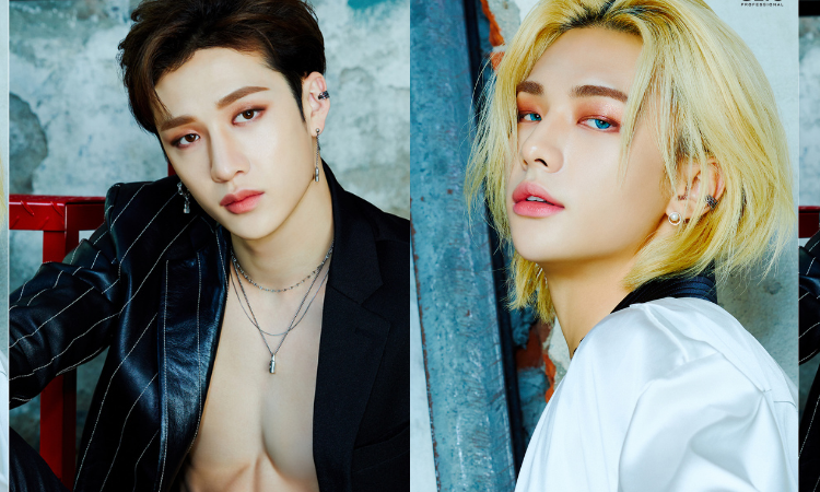 CLIO compartilha novas fotos incríveis de Stray Kids 'Bang Chan e Hyunjin