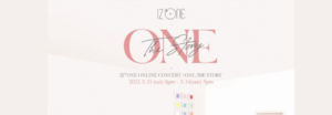 IZ*ONE anuncia concierto online de dos días