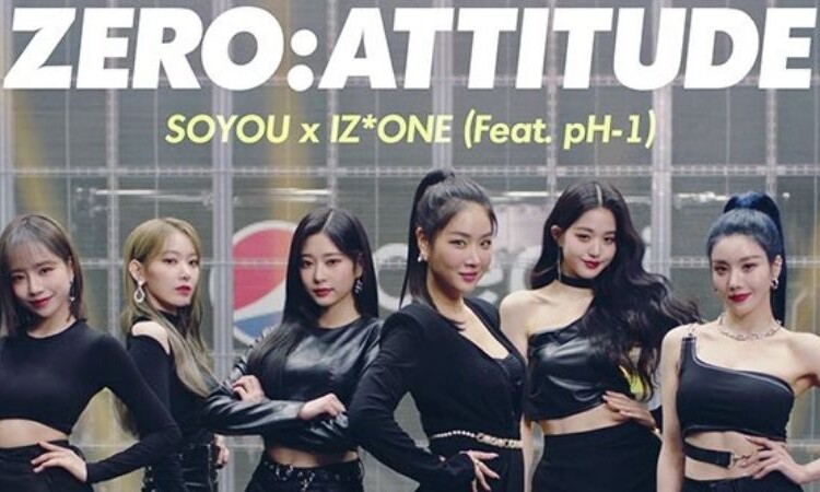 Soyou, pH-1 y IZ*ONE muestran teaser del MV para 'ZERO: ATTITUDE'