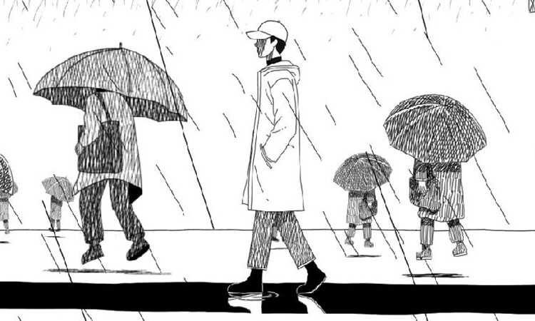 El caricaturista Choi Jaehoon, explica el proceso de realizar las ilustraciones de Forever Rain para RM