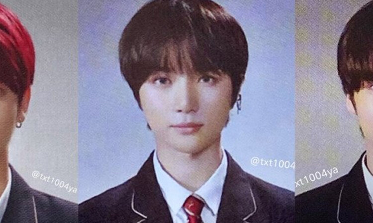 MOA celebra la graduación escolar de TXT compartiendo sus adorables fotos del anuario