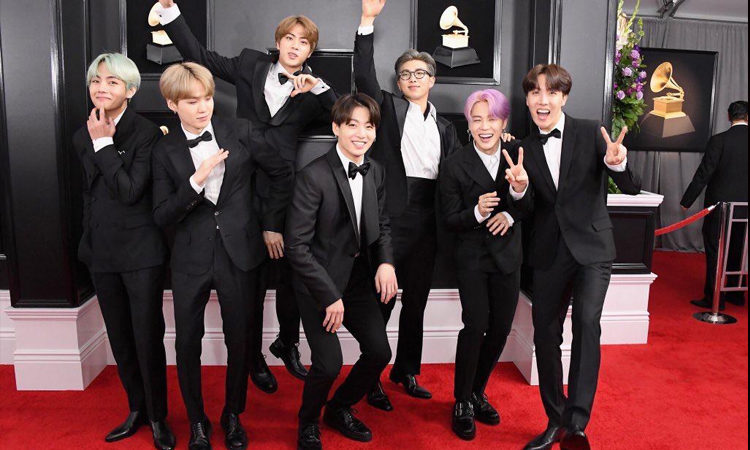 BTS presente en los Grammys 2021, sigue la transmisión aquí