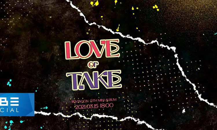 PENTAGON enamora a UNIVERSE con las fotos Concept Board para Love or Take