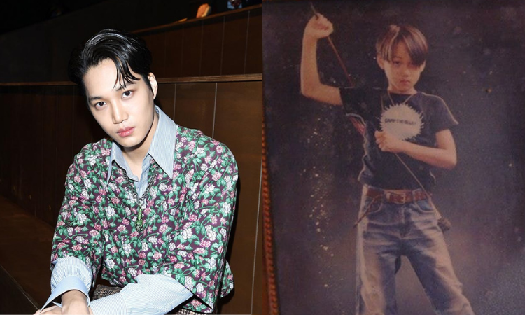 Se filtran dulces fotos de Kai de EXO en su infancia