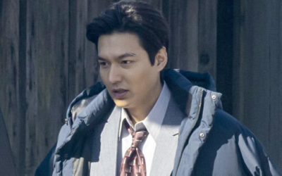 Captan a Lee Min Ho en las grabaciones de 'Pachinko' en Canadá