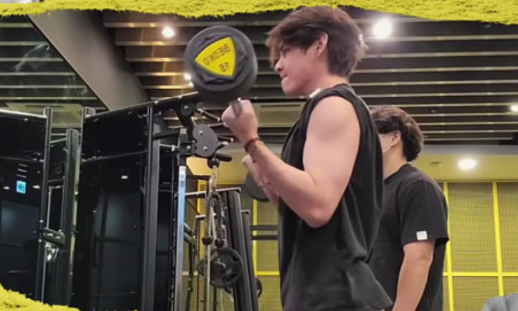 V de BTS enloquece a ARMY con imágenes inéditas de sus músculos