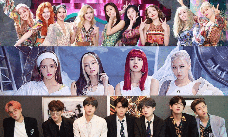 BTS, BLACKPINK y  TWICE superan los 100 millones de reproducciones en Spotify