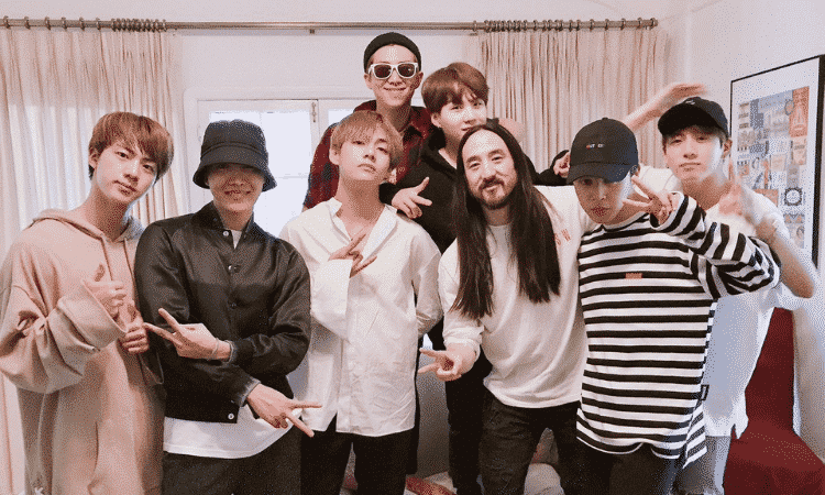'Waste it on Me' de Steve Aoki y BTS supera los 200 M de reproducciones en Spotify