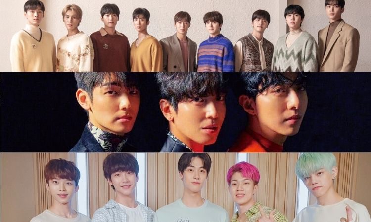SF9, CN Blue y N. Flying