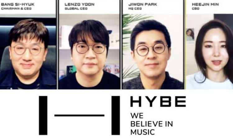 Funcionarios principales de HYBE