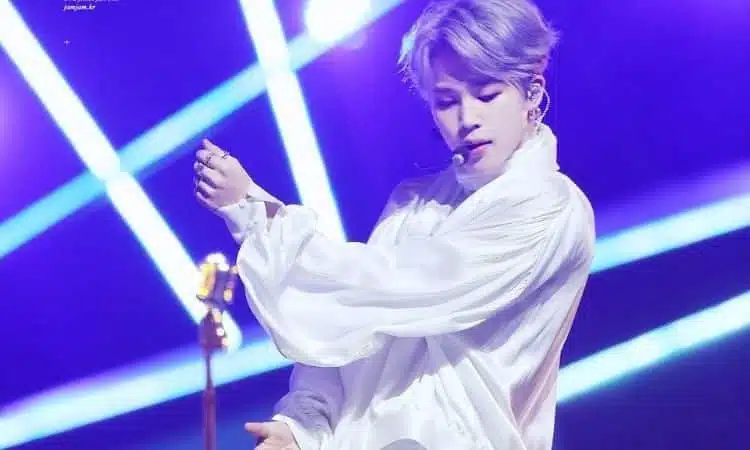 Jimin de BTS presentando Filter