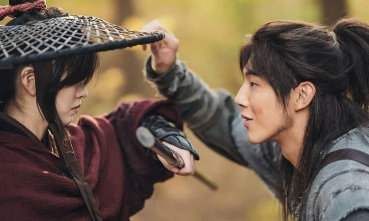 Kim So Hyun y Ji Soo en River Where The Moon Rises