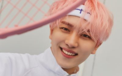 PENTAGON muestra sus fotos en real mientras juegan al tenis en LOVE or TAKE