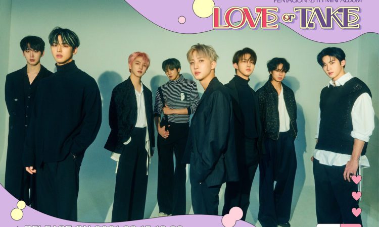 PENTAGON presenta sus versiones originales de sus fotos para LOVER OR TAKE