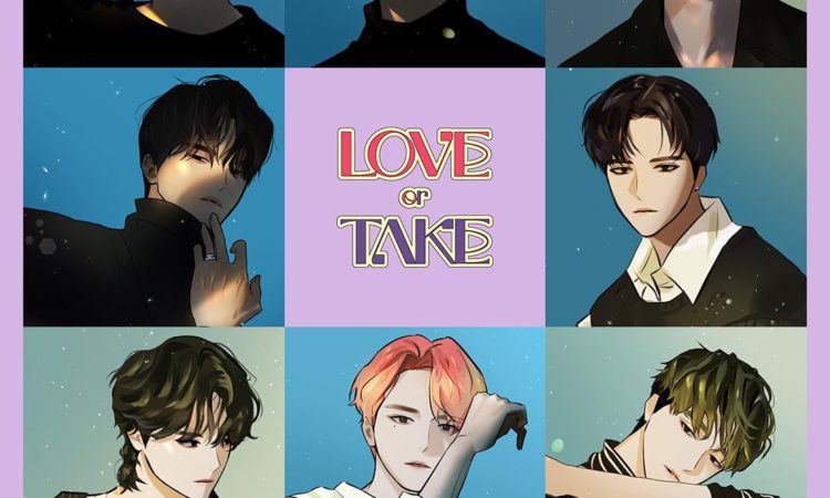 PENTAGON presenta su lado más oscuro en las imágenes teaser del webtoon 'Love or Take'