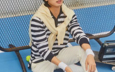 PENTAGON muestra sus fotos en real mientras juegan al tenis en LOVE or TAKE