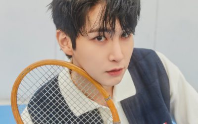 PENTAGON muestra sus fotos en real mientras juegan al tenis en LOVE or TAKE