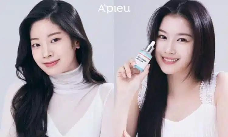 Sana y Dahyun de TWICE para Apieu