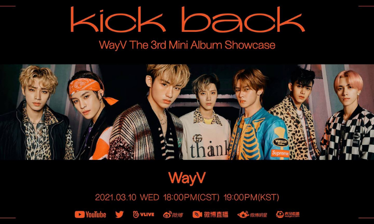 WayV realizará un showcase en línea antes del lanzamiento de su nuevo álbum 'Kick Back'