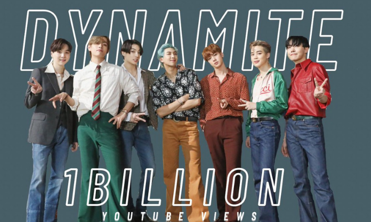 Dynamite de BTS supera 1 Billón de reproducciones en YouTube
