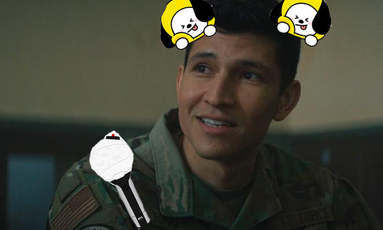 O ator Marvel Danny Ramirez admite que é um ARMY