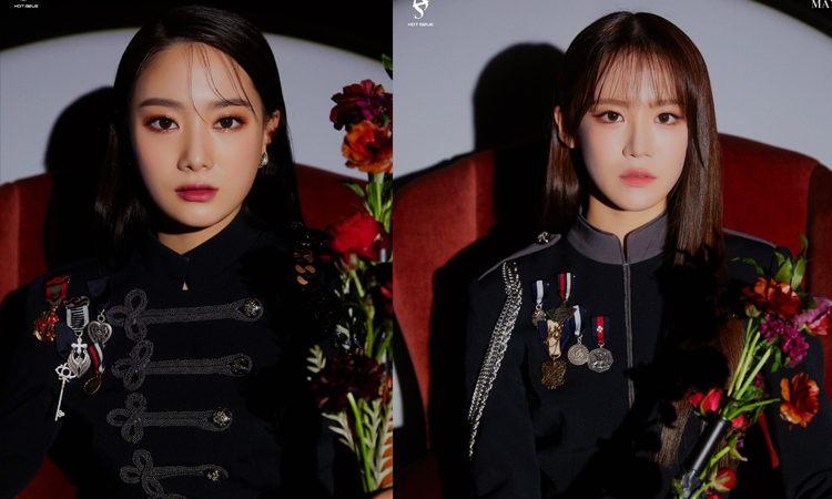 Mayna y Nahyun de HOT ISSUE son unas guerreras hermosas en sus fotos concepto para ISSUE MAKER