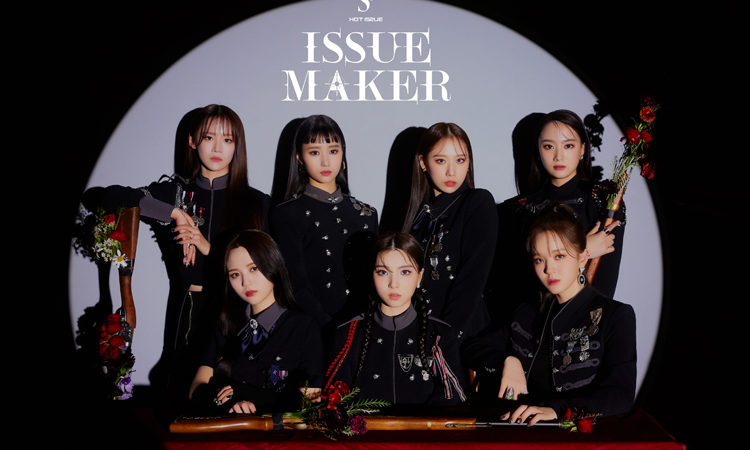 HOT ISSUE se encuentran armadas de flores para su foto concepto de ISSUE MAKER