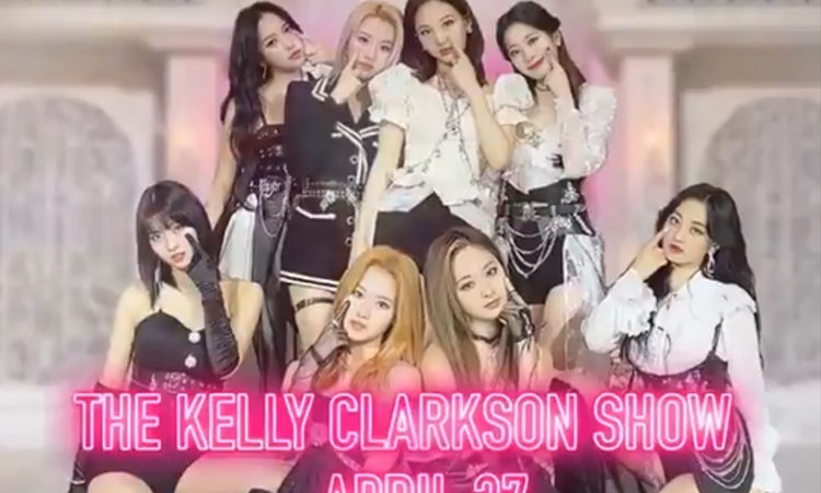 Horarios para LATAM y España para la presentación de TWICE en The Kelly Clarkson Show